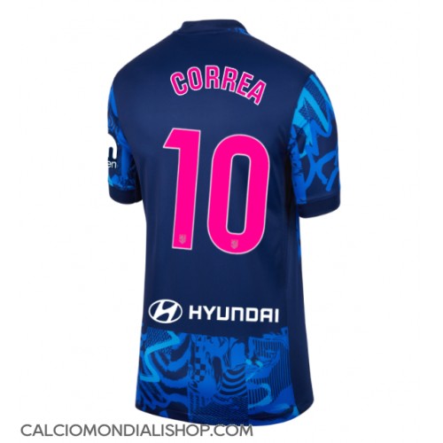 Maglie da calcio Atletico Madrid Angel Correa #10 Terza Maglia Femminile 2024-25 Manica Corta